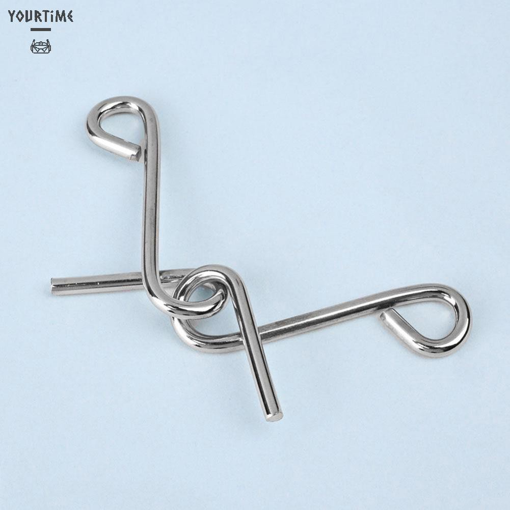 Đồ chơi 8pcs/Set Metal Puzzle Wire IQ Mind Brain Kids Adults Stress Reliever Toys