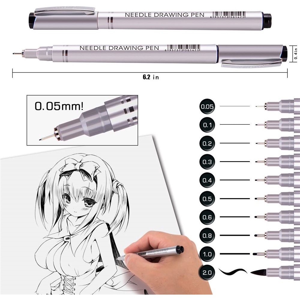 - BÚT ĐI NÉT KHÁNG NƯỚC SUPERIOR MS-807A - MÀU ĐEN