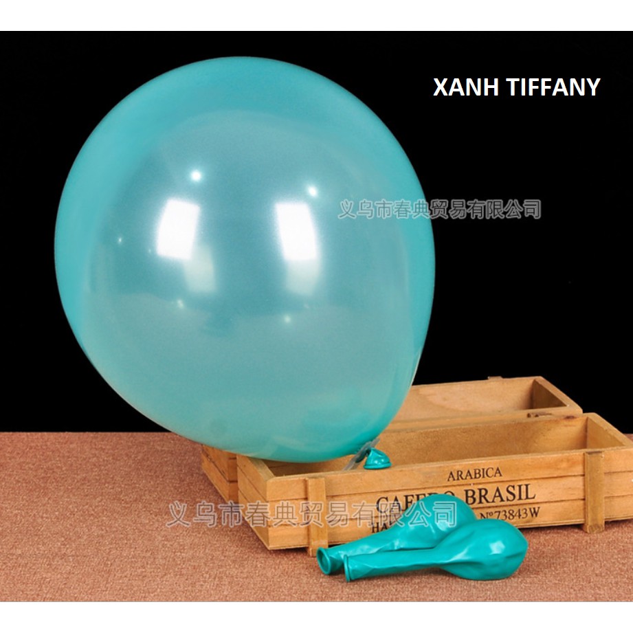 Bong bóng nhũ FREESHIP Set 10 bóng bay cao su nhũ size 10 inch trang trí sinh nhật, đám cưới