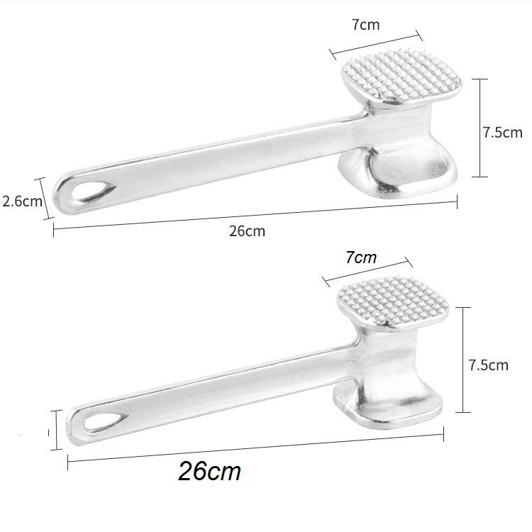 Búa Dần Thịt, Đập Đá, Giã Gừng Tỏi, Hợp Kim Không Gỉ Tiện Dụng