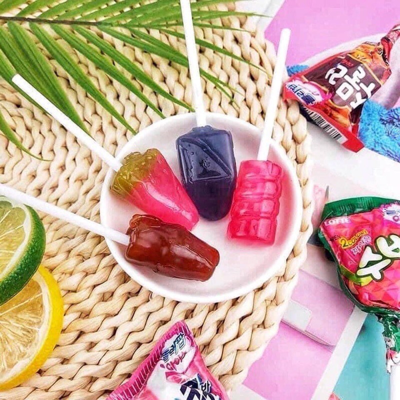 KẸO MÚT LOTTE LOLLIPOP ICE HÀN QUỐC HỘP 60 QUE