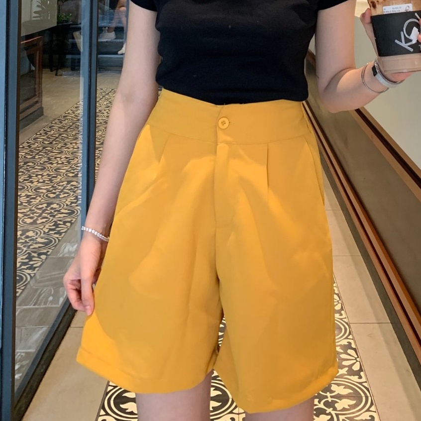 Quần Short Nữ Lưng Sau Chun, Quần Lững Chất Tuyết Mưa Loại 1 Hàng Xưởng May An Đông (TM) | BigBuy360 - bigbuy360.vn