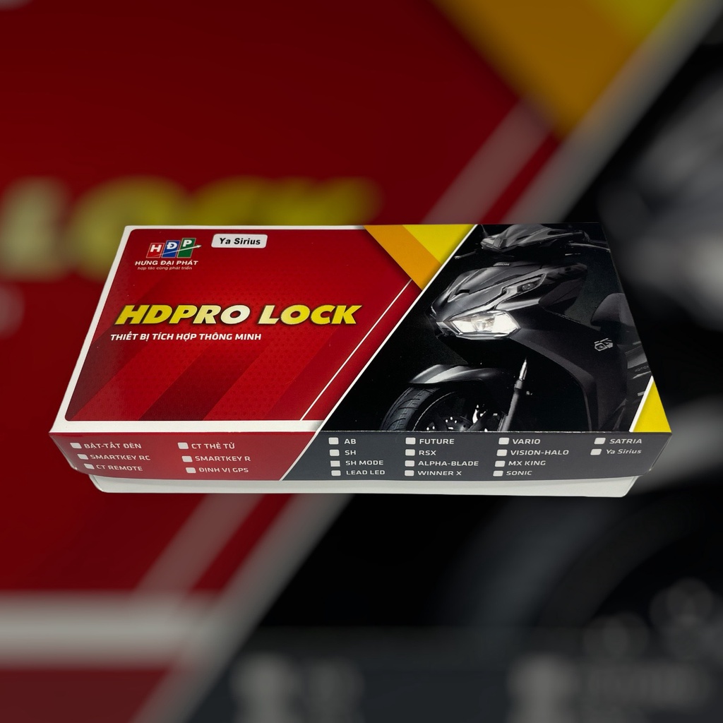 Bộ mạch tắt đèn xe Yamaha Sirus 2021 2022 2023 - Chính hãng HDPRO - BH 2 năm