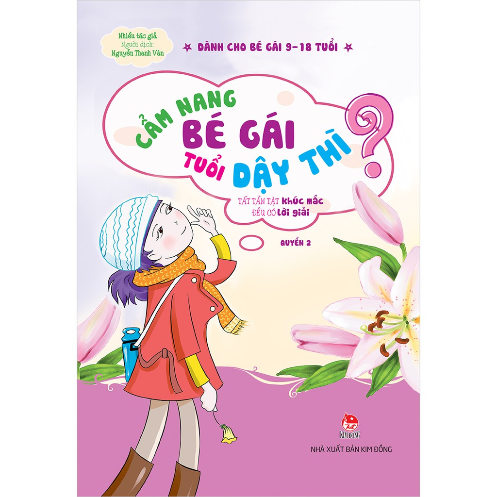 Sách - Cẩm nang bé gái tuổi dậy thì ( Tập 1 và tập 2 ) - Nxb Kim Đồng