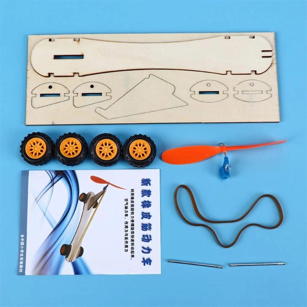 Bộ Đồ Chơi Thí Nghiệm Khoa Học Lắp Ráp Xe Hơi NICKOLAS Bằng Dây Cao Su DIY Sáng Tạo Giáo Dục Khoa Học Cho Bé