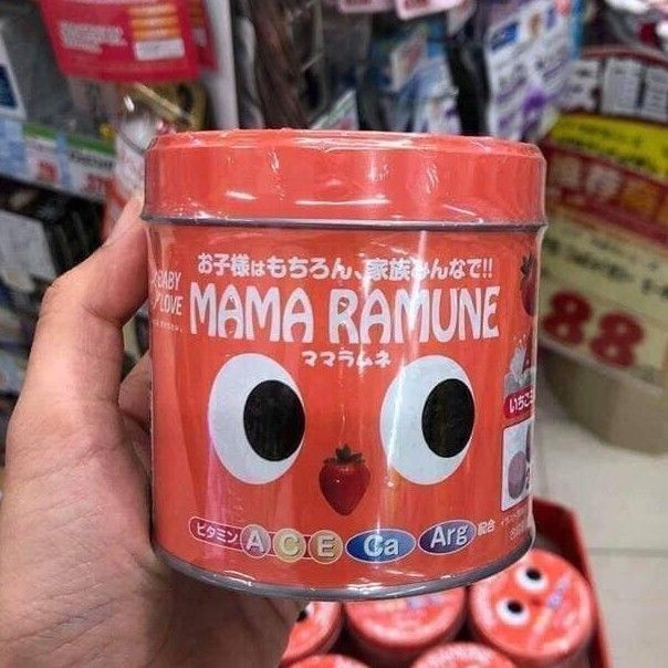 Kẹo Biếng Ăn Nhật Bản MAMA RAMUNE 200 Viên - HÀNG CHUẨN AUTH