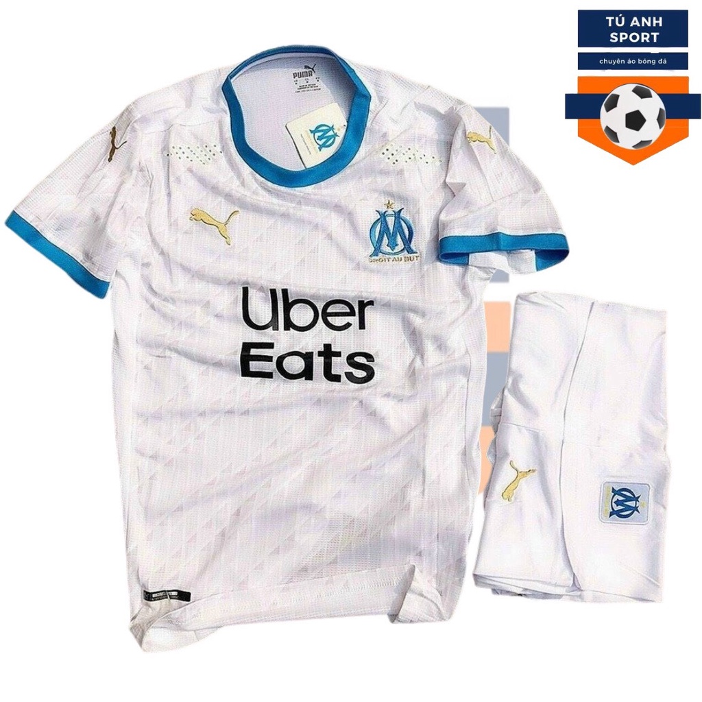 Bộ Quần Áo Bóng Đá CLB Marseille Màu Trắng