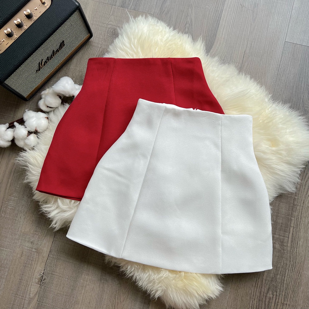 Chân váy nữ Basic cao cấp 4 màu có lót quần Four Lady Q15 | BigBuy360 - bigbuy360.vn