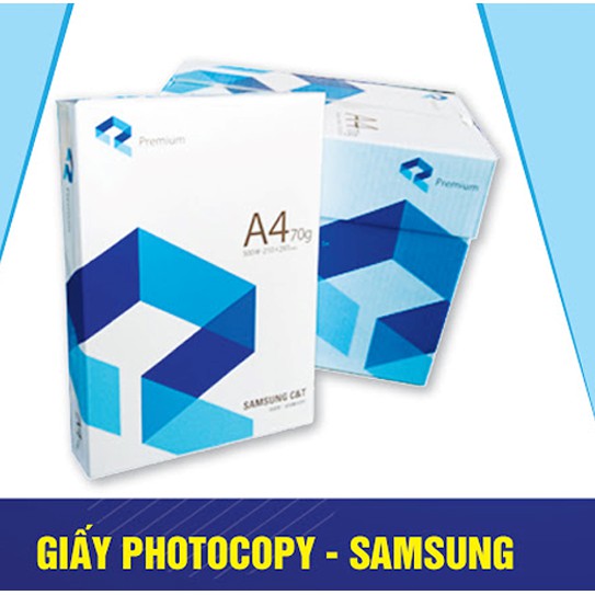 Giấy in/ photocopy Samsung A4 - Định lượng 70 - 500 tờ