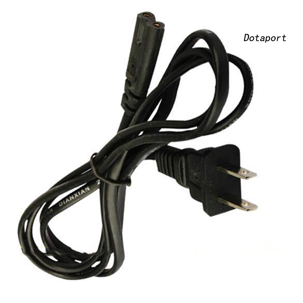 Dây Cáp Nguồn Dt-5Ft 2-prong 8 Ac Cho Sony Ps2 Ps3 Laptop