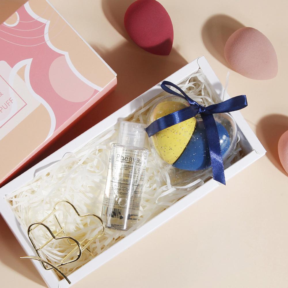 Mút Xốp Trang Điểm Mini Nhiều Màu Sắc Hình Trái Tim