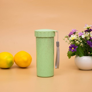 BÌNH NƯỚC NHỰA LÚA MẠCH 1 LỚP 430ML