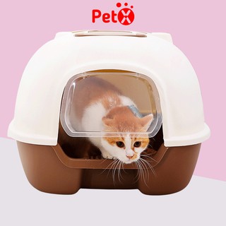 Nhà vệ sinh mèo có cửa mở sau, 2 cửa