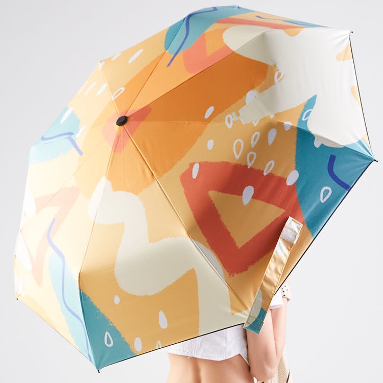 Dù Gấp Gọn Chống Mưa Nắng Thiết Kế Dễ Thương Tiện Dụng Cho Nữ