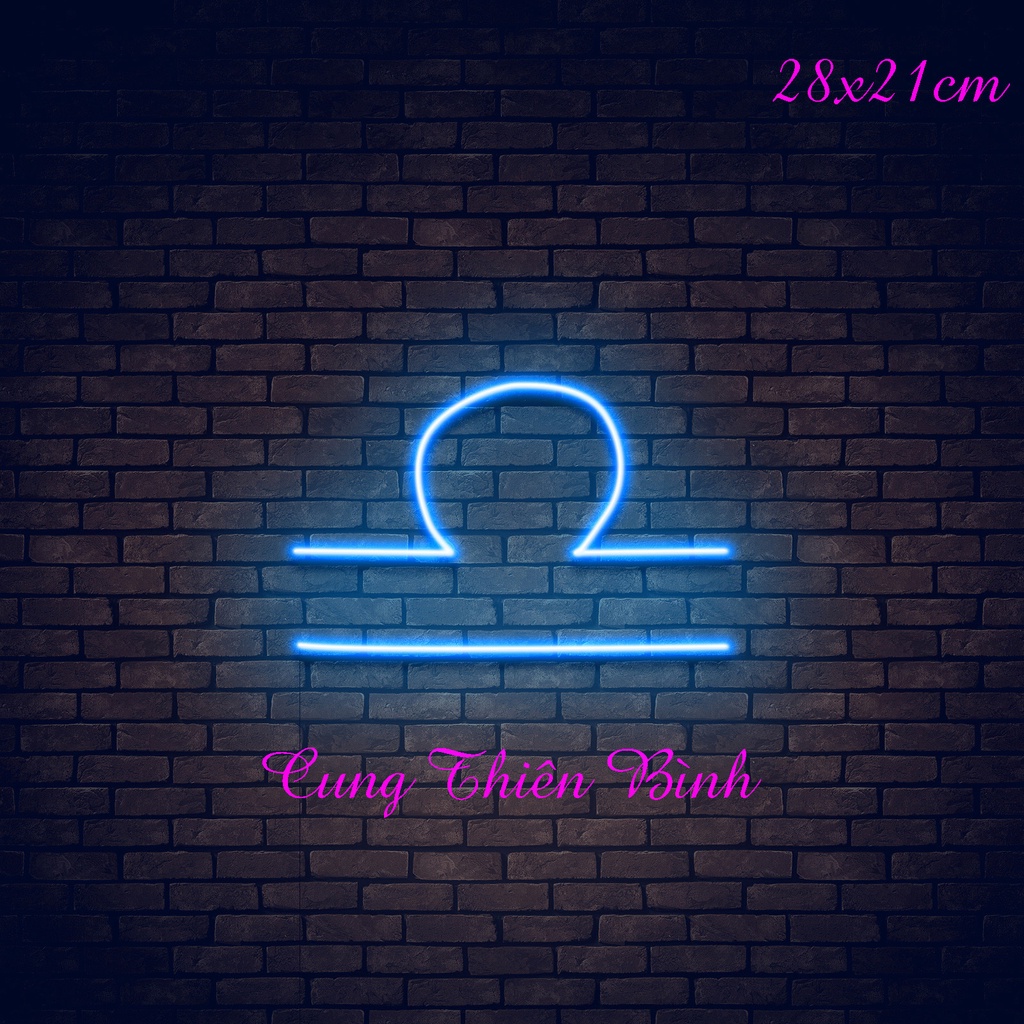 Đèn Led Neon Cung Hoàng Đạo làm tên theo yêu cầu Decor Phòng Ngủ Mẫu Mã Đa Dạng Đáng Yêu Hot Trend 2022 Nhận Thiết Kế Th