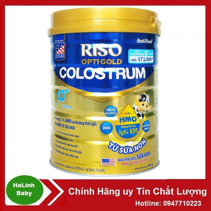 Sữa Riso Colostrum 0+ 1+ 2+ 800g [Date Mới Nhất]