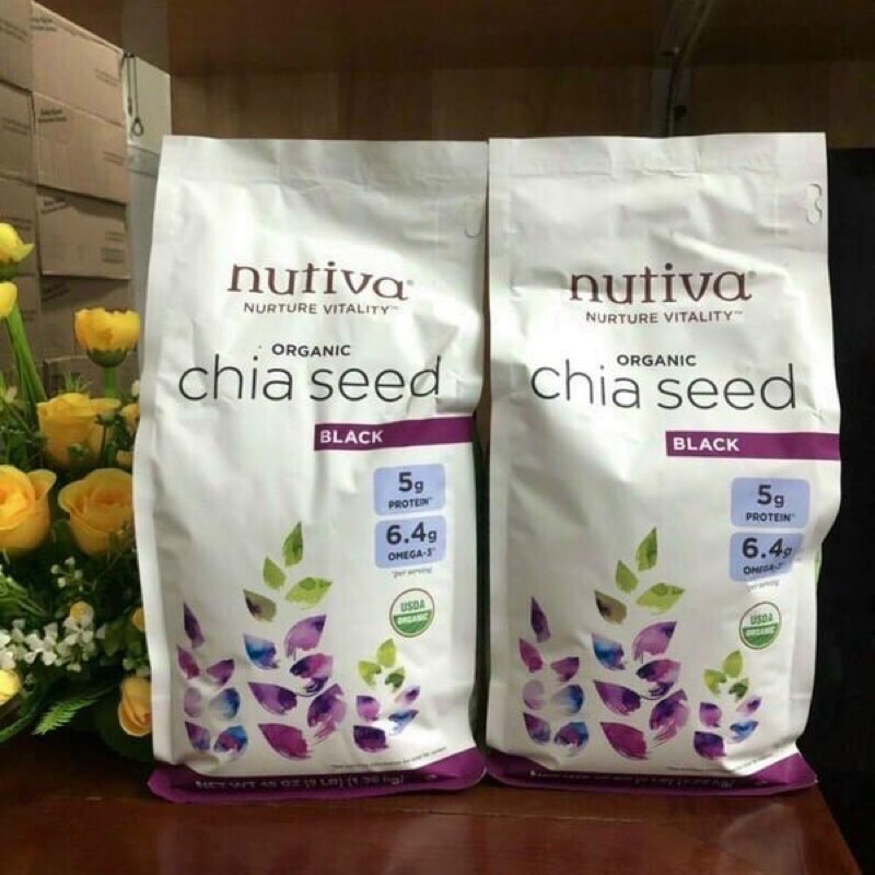Hạt Chia giải pháp giảm cân chăm sóc sức khỏe Nutiva Chia Seed