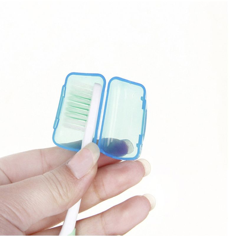 Set 5 Nắp Nhựa Bảo Vệ Bàn Chải Đánh Răng Chống Bụi Có Thể Tái Sử Dụng Cho Du Lịch Indo