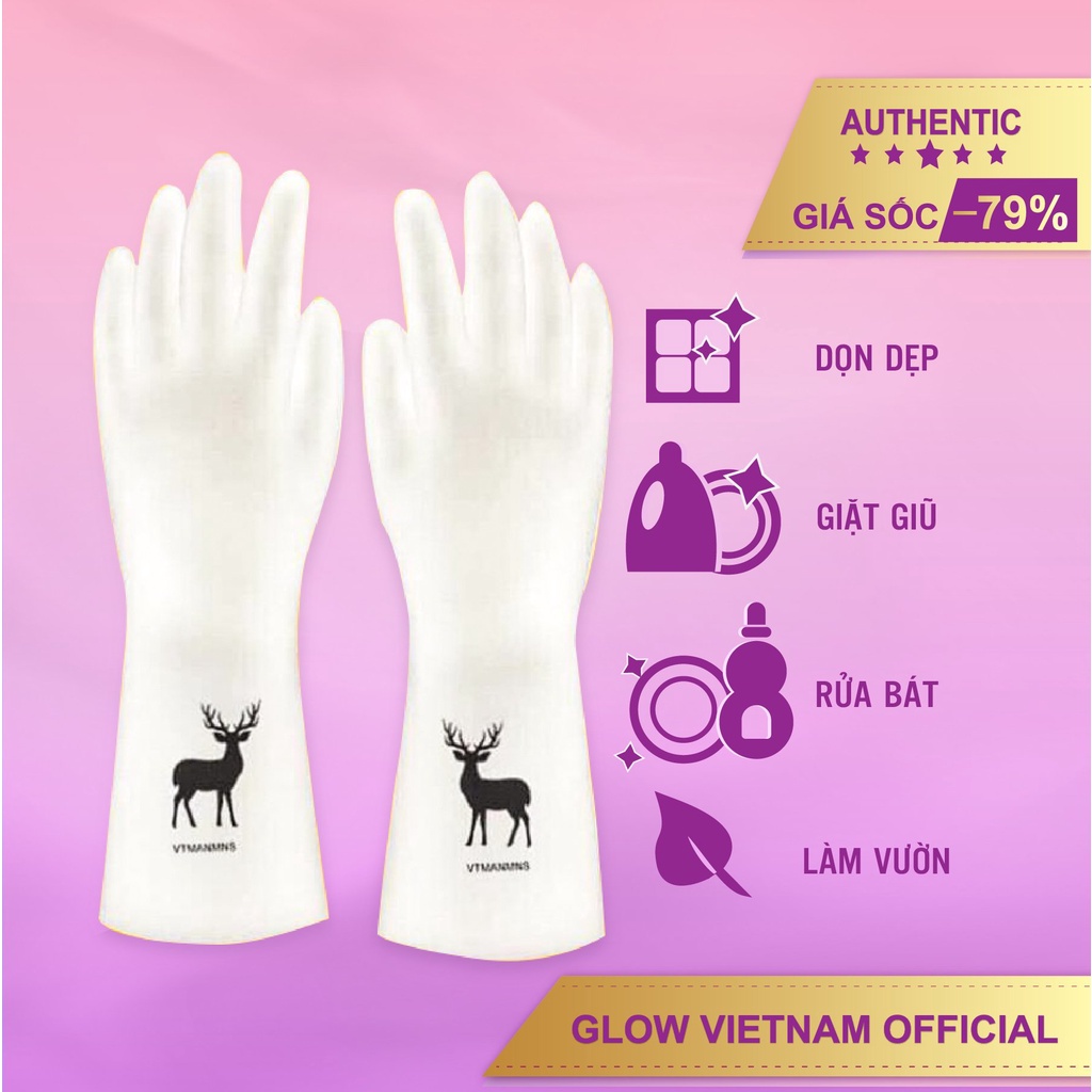 Găng tay cao su hình hươu trong suốt siêu dai, siêu bền - Glow Vietnam