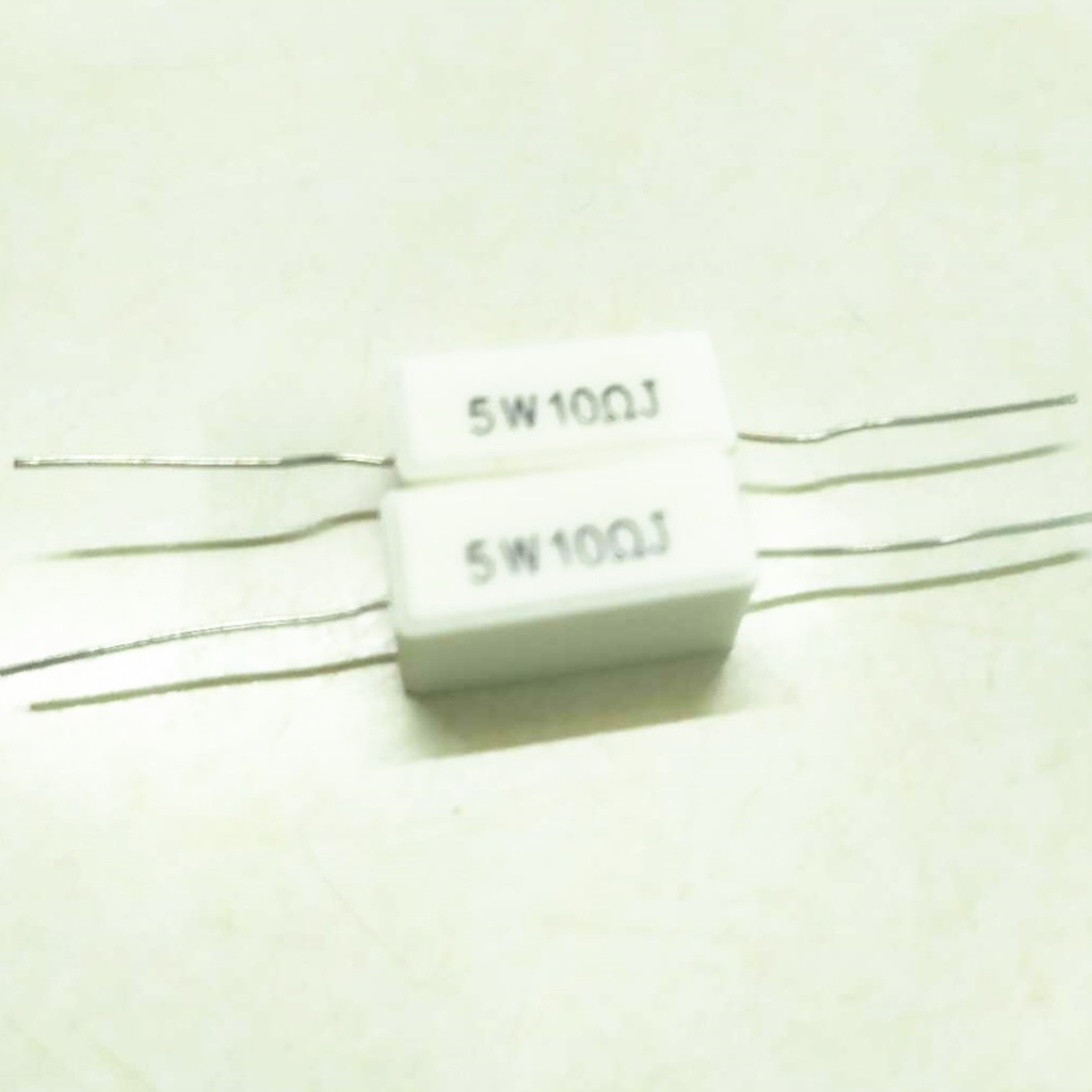 Điện trở sứ 5W10ohm 5 cái