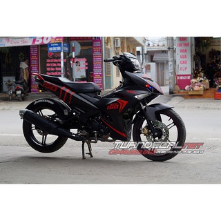 Tem Trùm Exciter 150 Monster Đen đỏ