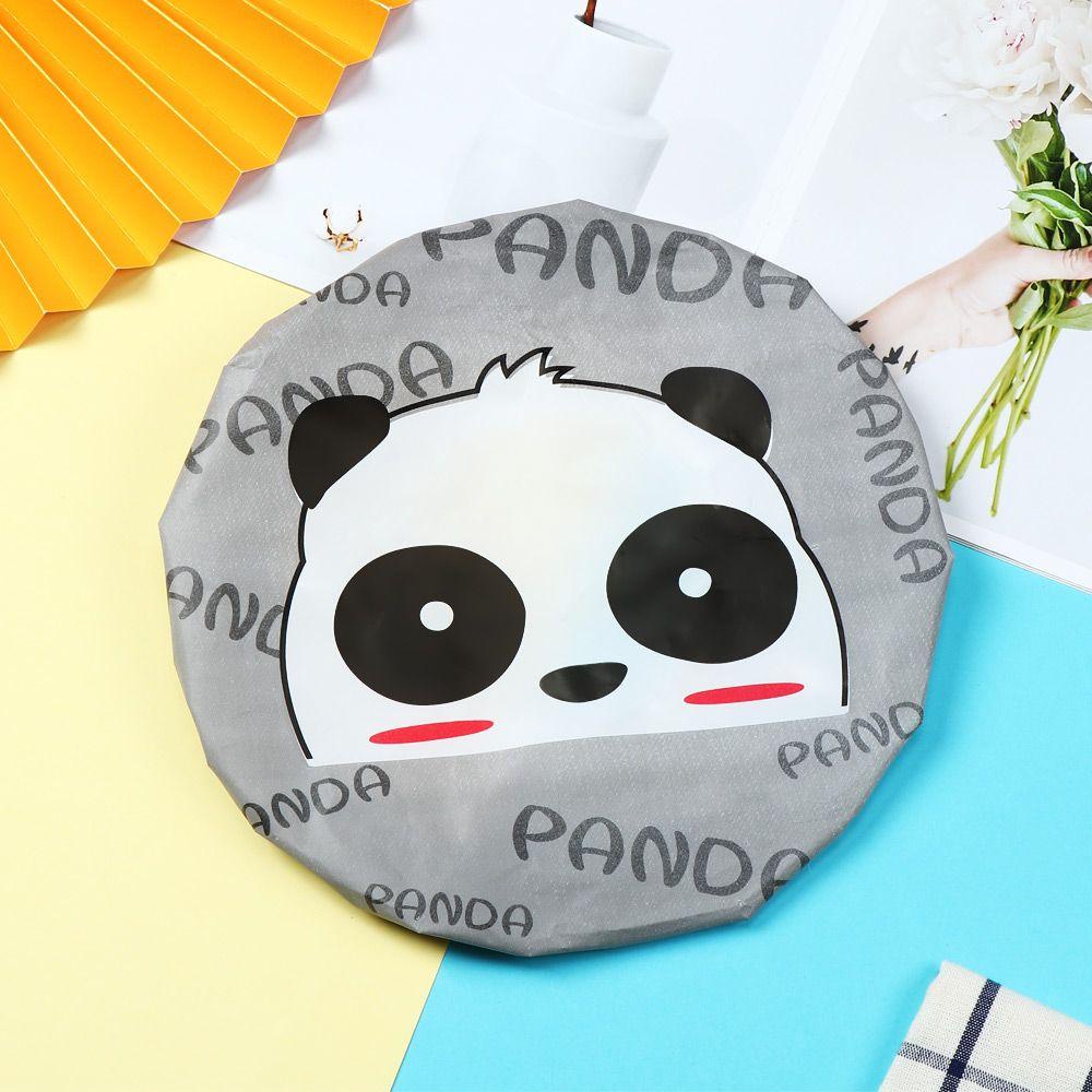 LETTER Reusable Shower Cap Bath Tools Shower Hair Cover Shower Hair Bonnet Cute Hair Cap Bathroom Accessories Cartoon Bathroom Products Bath Hat
