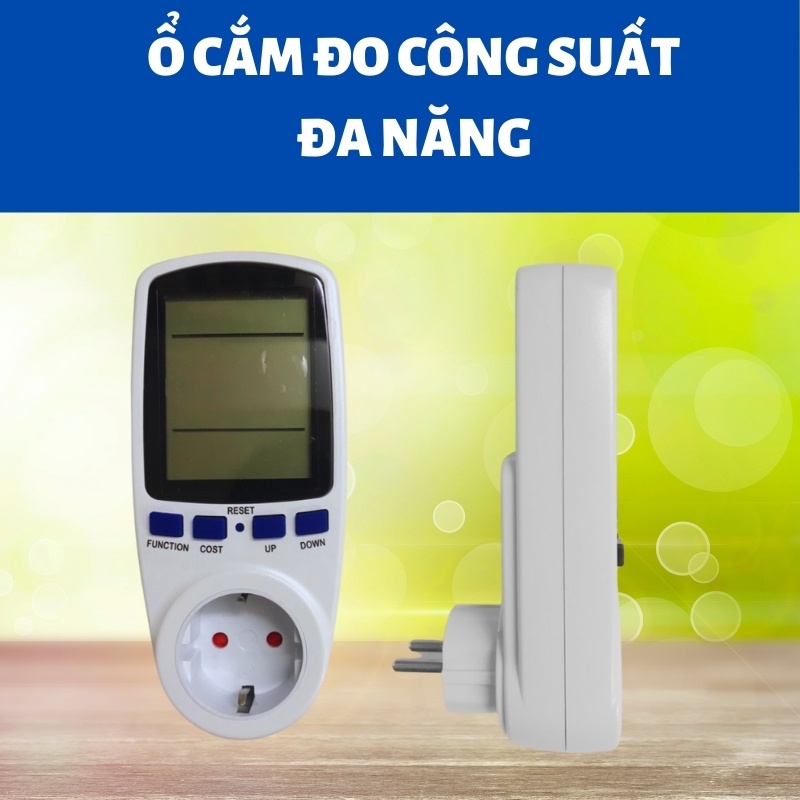 Ổ Cắm Thông Minh Có Đồng Hồ Đo Công Suất Thiết Bị Điện