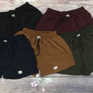 Quần short nữ chất đũi