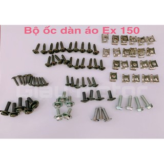 BỘ ỐC LẮP DÀN ÁO XE EXCITER 150