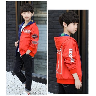 Áo Gió Bomber 2 mặt Bé Trai (hàng order)
