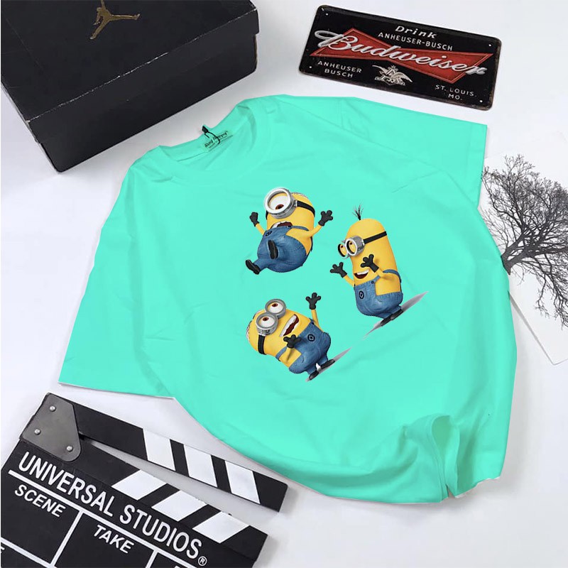 Áo thun Unisex minion vui nhộn - Áo Unisex Dành cho Nam, Nữ Trẻ Em
