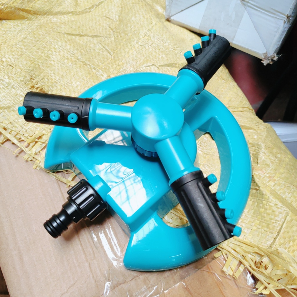 Vòi tưới cây, tưới mái tôn tự động xoay 360 độ, 15m dây