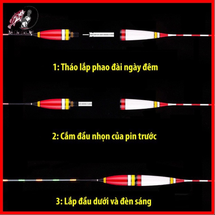 Pin Lắp Phao Đêm, Pin Điện Tử CR425 Chuyên Lắp Phao Câu Đêm