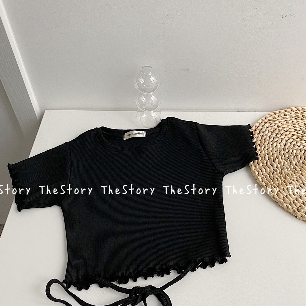 [STR] [ẢNH THẬT SHOP CHỤP] Áo croptop đan dây bụng A2477