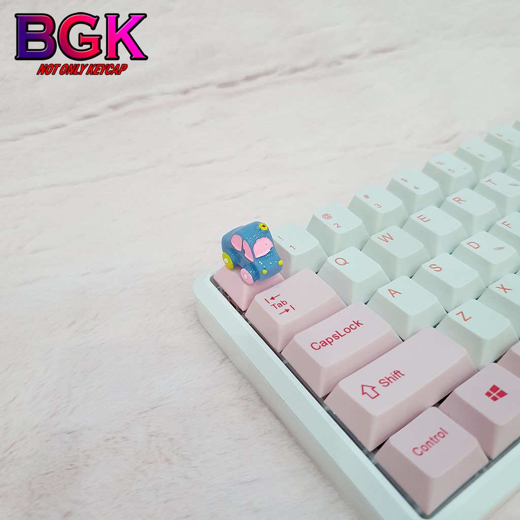 Keycap Lẻ hình ô tô nhỏ cực đẹp và dễ thương ( keycap resin độc lạ )( Keycap Artisan )