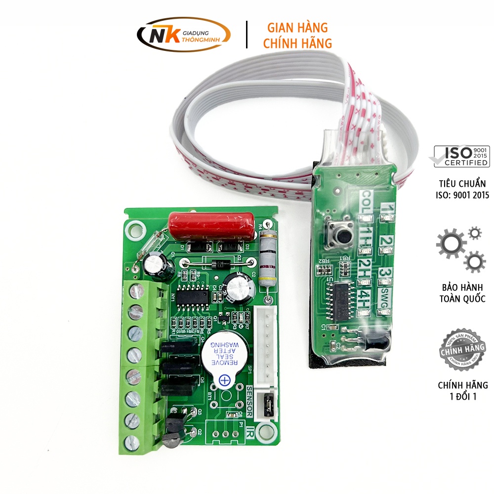 Mạch điều khiển quạt hơi nước, quạt điều hòa FAN02 - 2022 Có mạch hiện thị - Chính Hãng NK