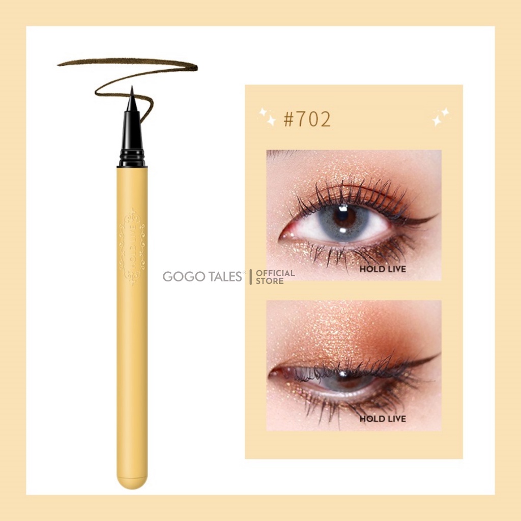 Bút kẻ eyeliner Hold Live bút kẻ mắt chống thấm nước lâu trôi nét mảnh chính hãng nội địa trung HL447