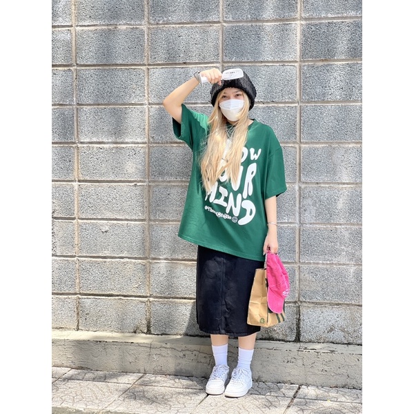 Áo thun cotton GROW YOUR MIND // THOXRI