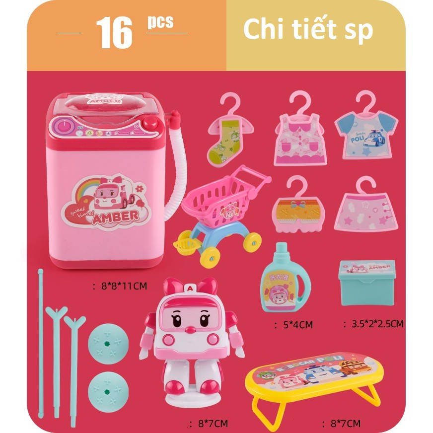 Bộ đồ chơi máy giặt mini cho bé- đông chơi thông minh-đồ chơi cho bé