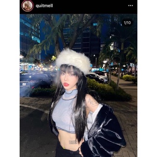 Mũ lông giữ ấm phụ kiện thời trang