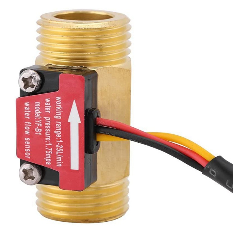 1 Công Tắc Cảm Biến Lưu Lượng Nước Yf-B1 G1 / 2 Inch 1-25 L / Min