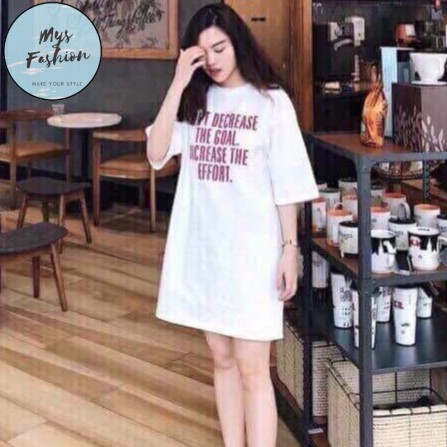 Váy suông don't túi eo tay lỡ form rộng chất cotton Mys Yinxx Fashion