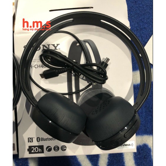 ( BEST SELL ) Tai nghe Bluetooth không dây Sony WH-CH400 có / Micrô - ĐEN