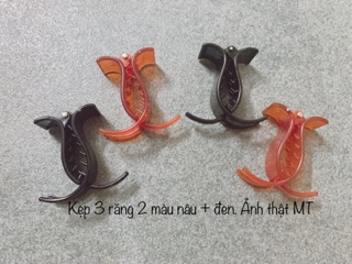 Vỉ 12 chiếc kẹp 3 răng