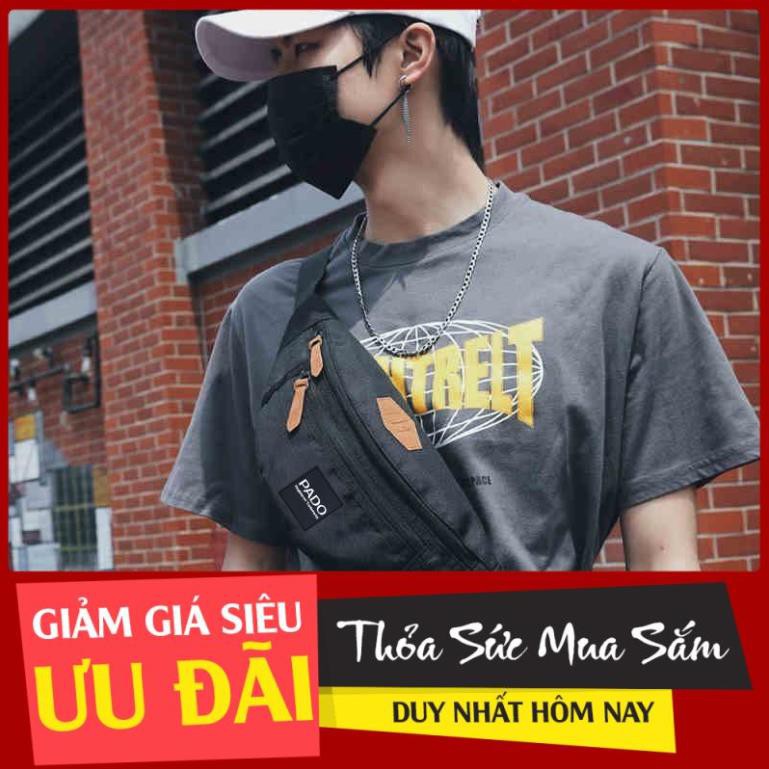 Túi Đeo Chéo Unisex New Streetbag Style, Túi Đeo Tiện Lợi, Túi Bao Tử Phong Cách Hàn Quốc PADO P472D Xịn xò cho khách iu