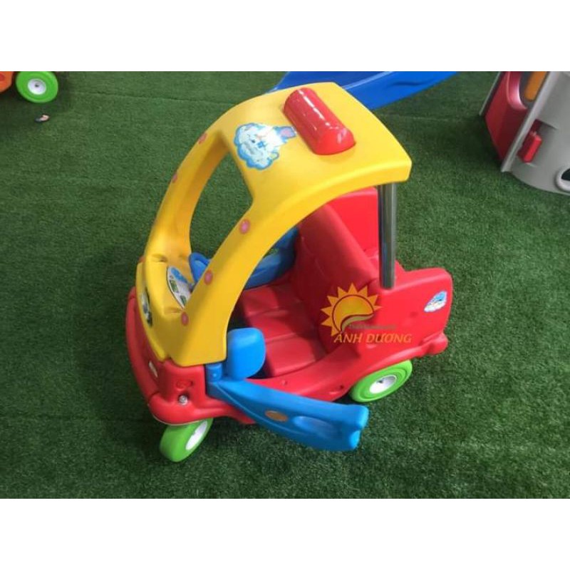 Xe chòi chân cho bé có mái vòm