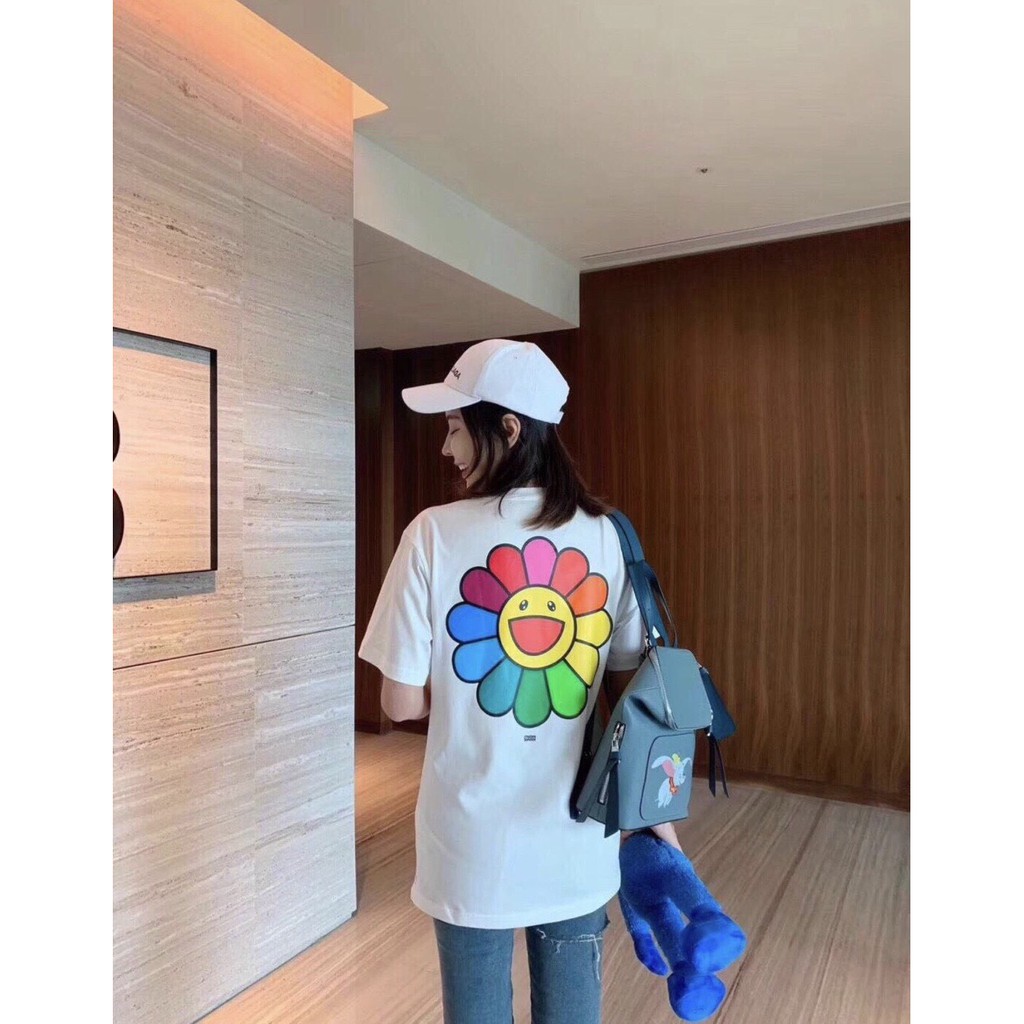 Áo thun hoa Kaiki hướng dương unisex form rộng tay lỡ oversize | Lee Hoàng Group | BigBuy360 - bigbuy360.vn