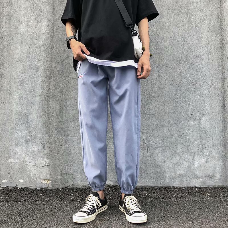 Long pants with wide leg design Dynamic European and American style waist for men | BigBuy360 - bigbuy360.vn