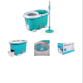 Lau Nhà 360 Độ Lock&Lock New Easy Mop màu xanh dương MOP-Q2
