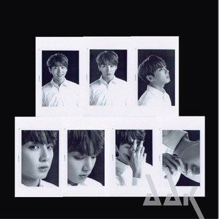 [BTS] Card cứng trắng đen BTS